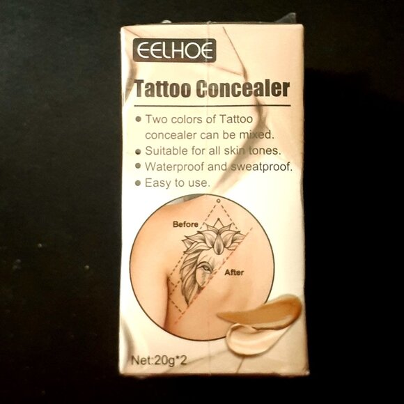 NEW!! EELHOE Tattoo Concealer, Scar Cover up Makeup Tattoo Cover Up, Waterproof - Picture 1 of 5